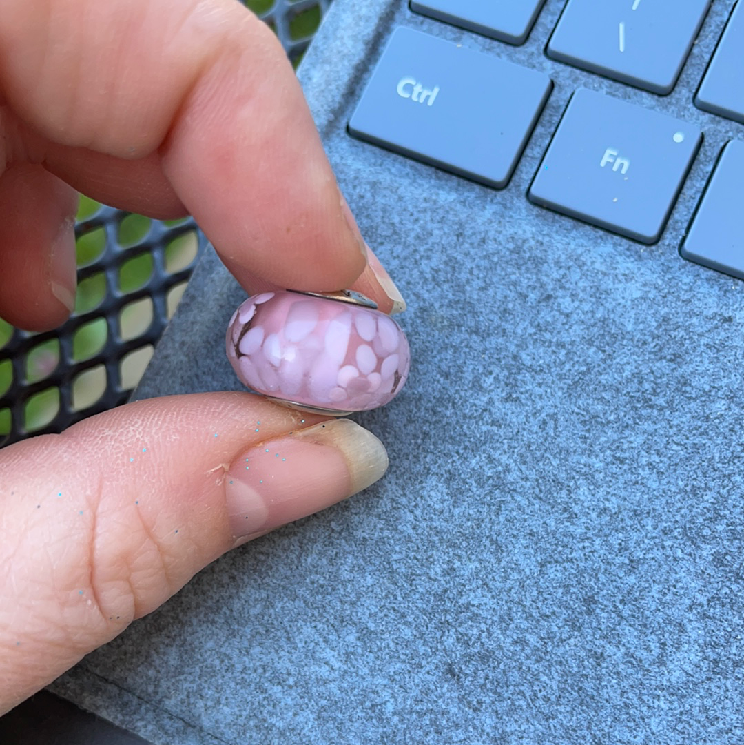Genuine Pandora Giant XL Pink Blossom Flowers Large and Heavy and Retired