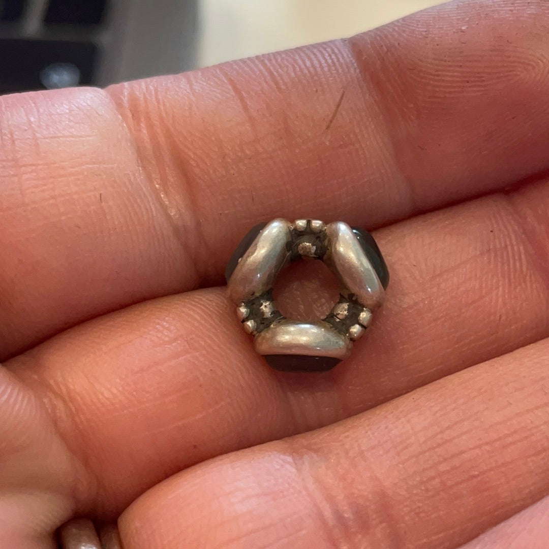 Genuine Pandora Pale Grey Moonstone Spacer RARE HTF