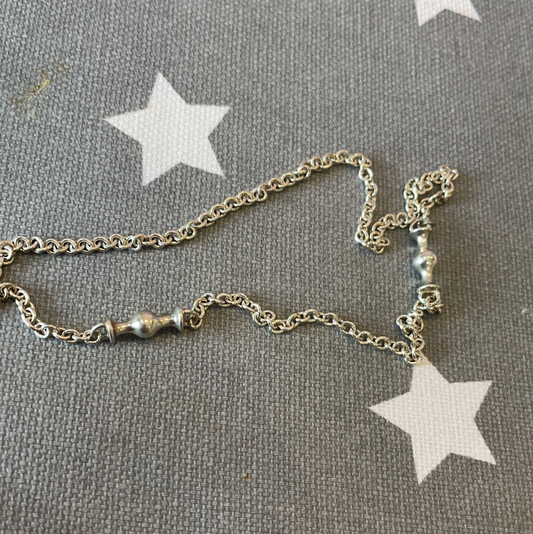 Genuine Pandora Multi Clip Station Necklace with Clasp 72cm RARE HTF