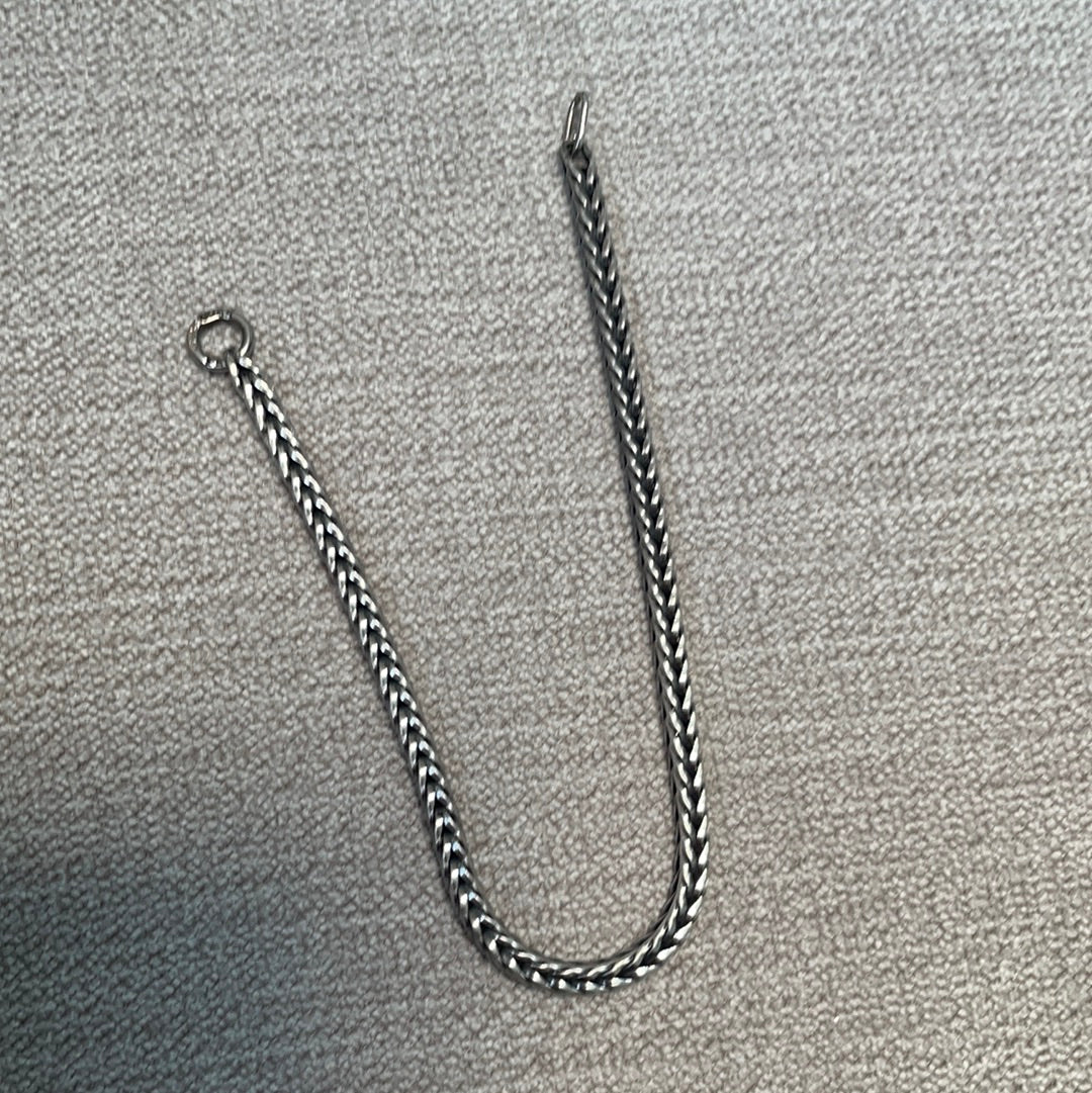 Genuine Trollbeads Bracelet ON ITS OWN (JUST THE CHAIN) 17cm