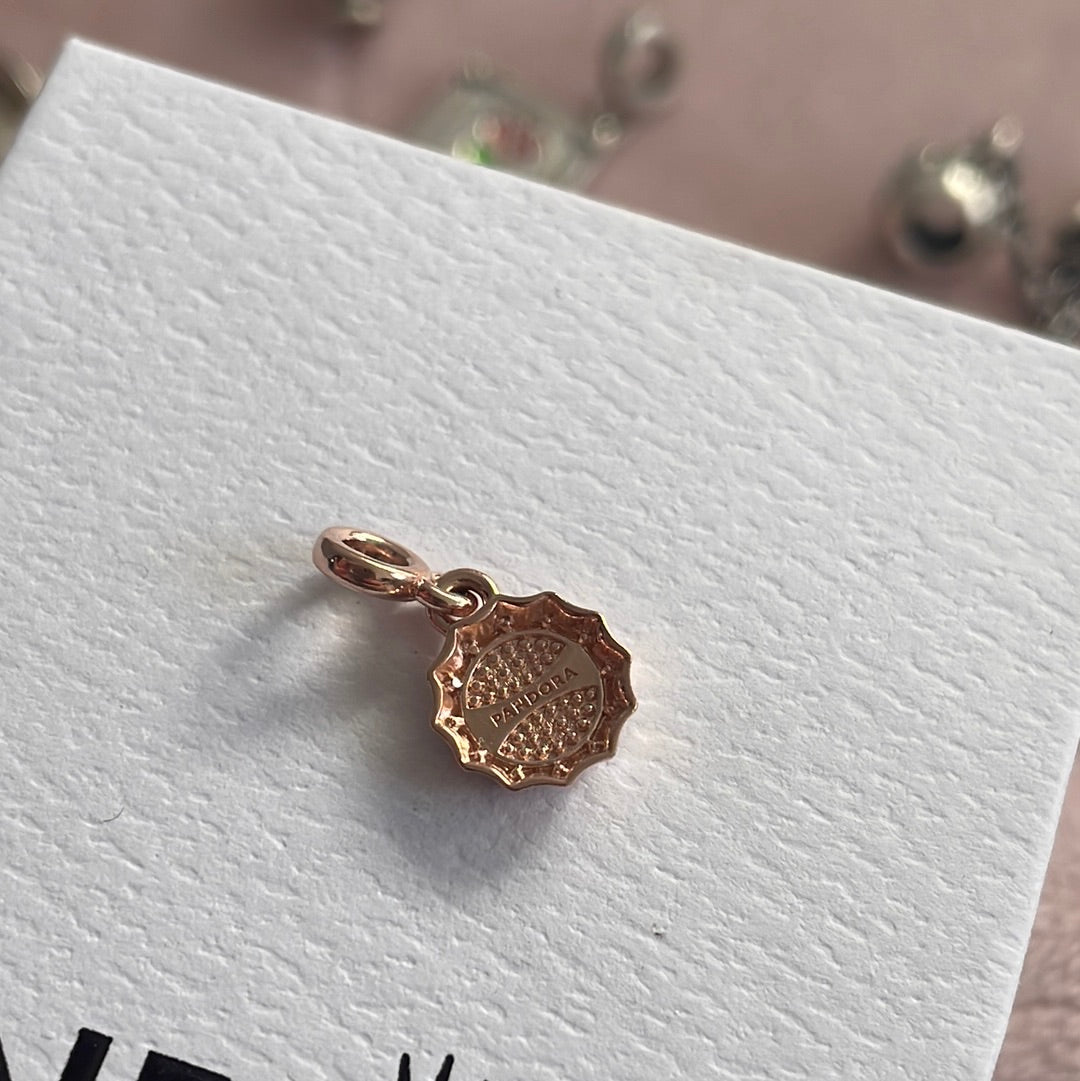 Genuine Pandora Me Rose Gold CZ Bottle Top Essence Charm