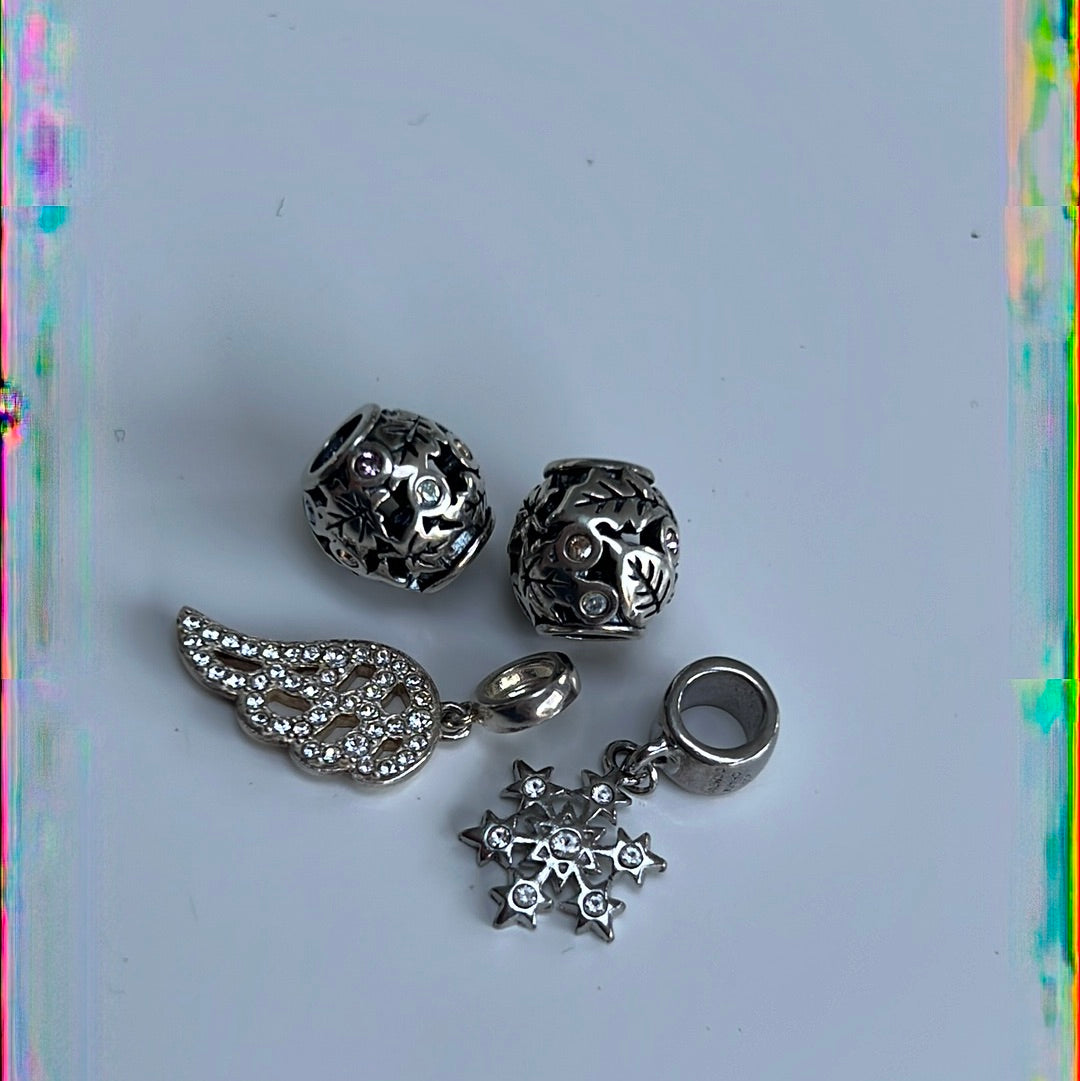 Bundle of Genuine The Charm Company Charms