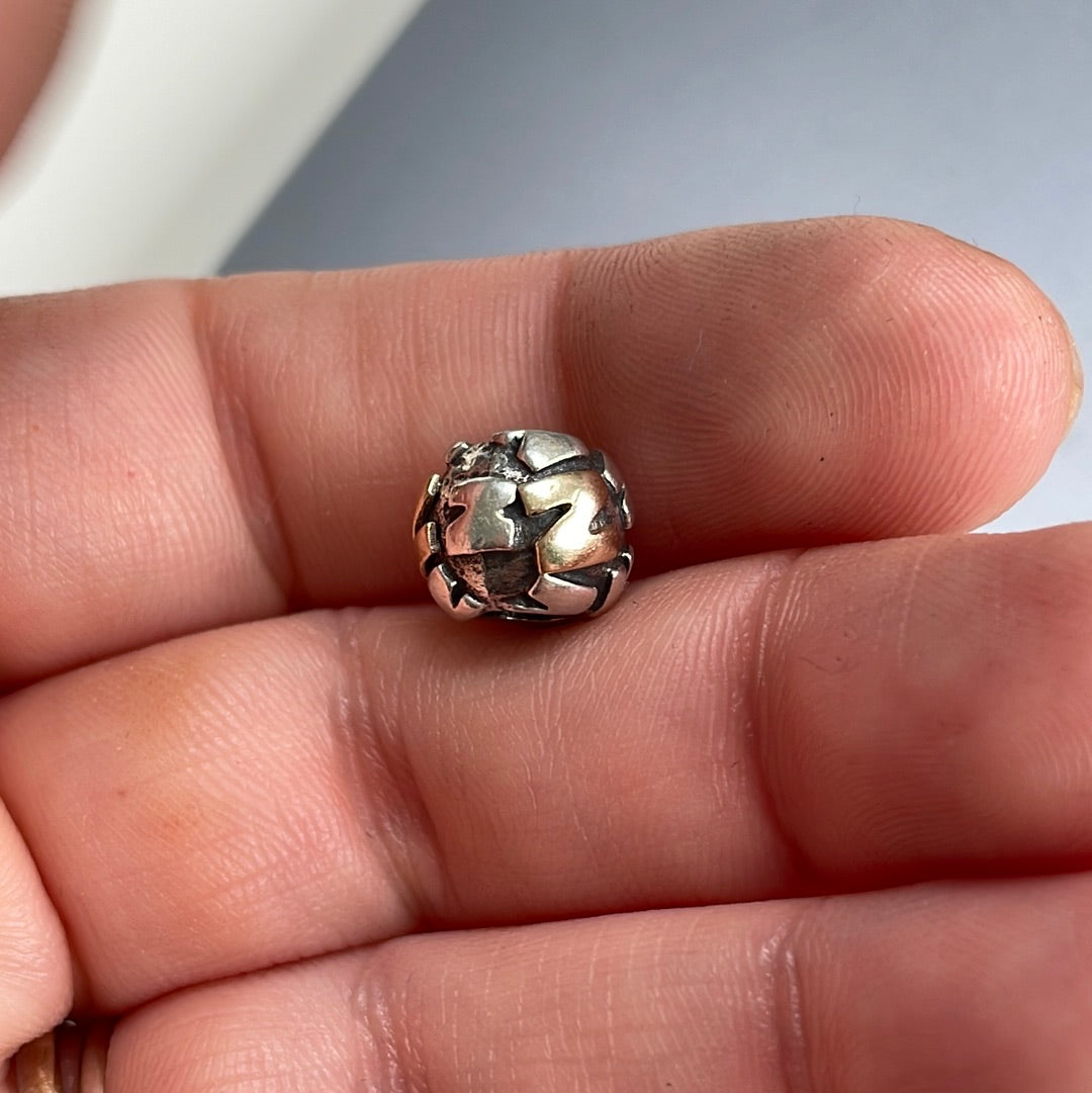 Genuine Pandora Retired Golden Letter N