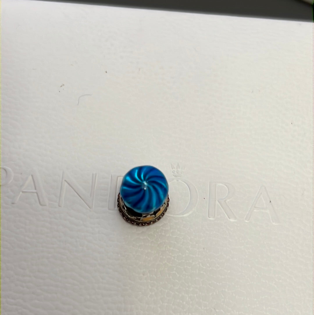 Sterling Silver Enamel Pave Colourful Oriental Building Charm