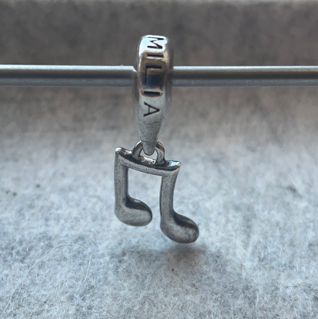 Genuine Chamilia Dangle Musical Note Charm