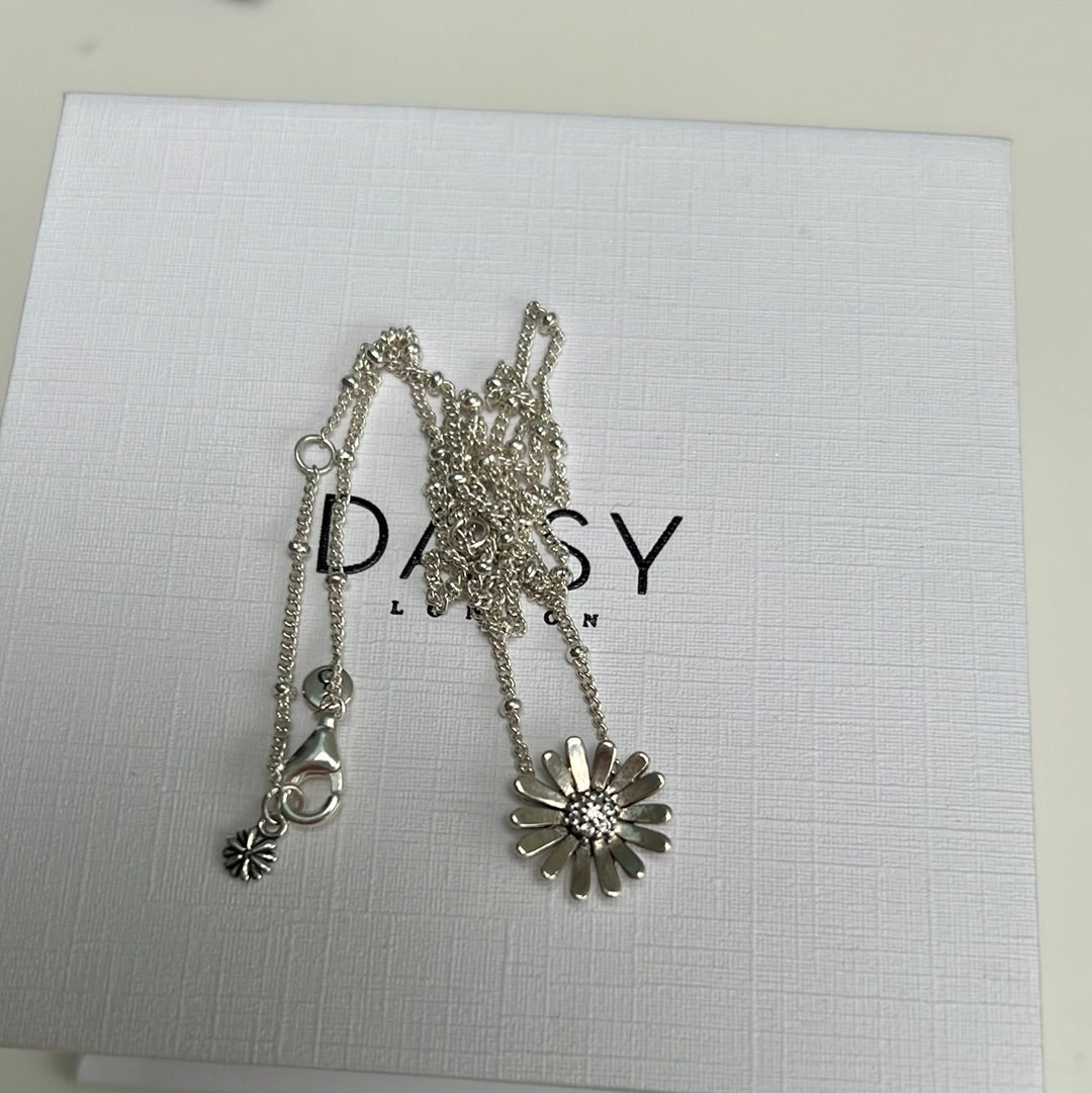 Genuine Pandora Sparkling Daisy 45cm Collier Necklace