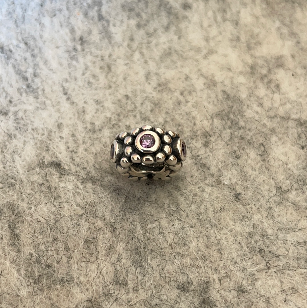 Genuine Pandora Her Majesty's Stone Spacer CZ Pave Spacer 2 Varieties