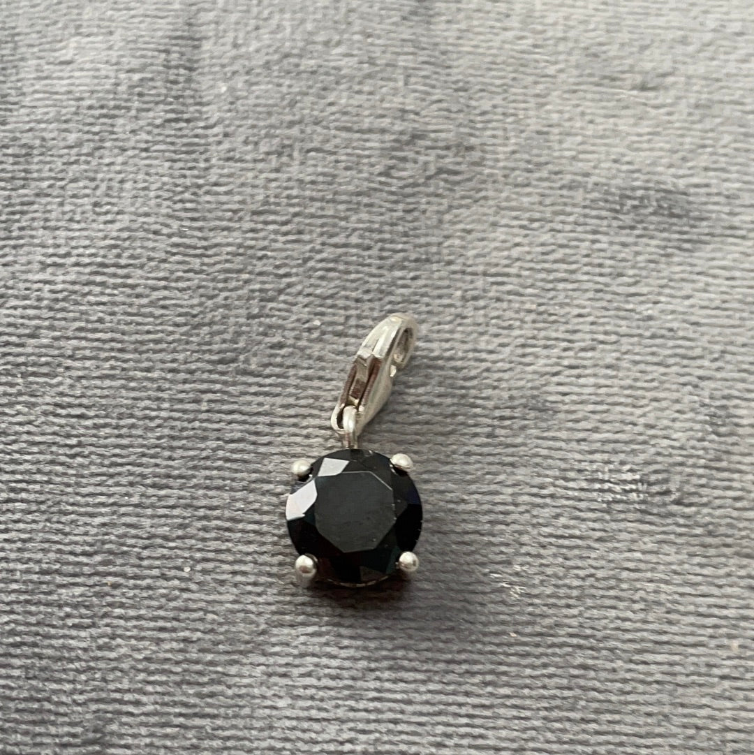 Thomas Sabo Sterling Black Onyx Dangle Charm