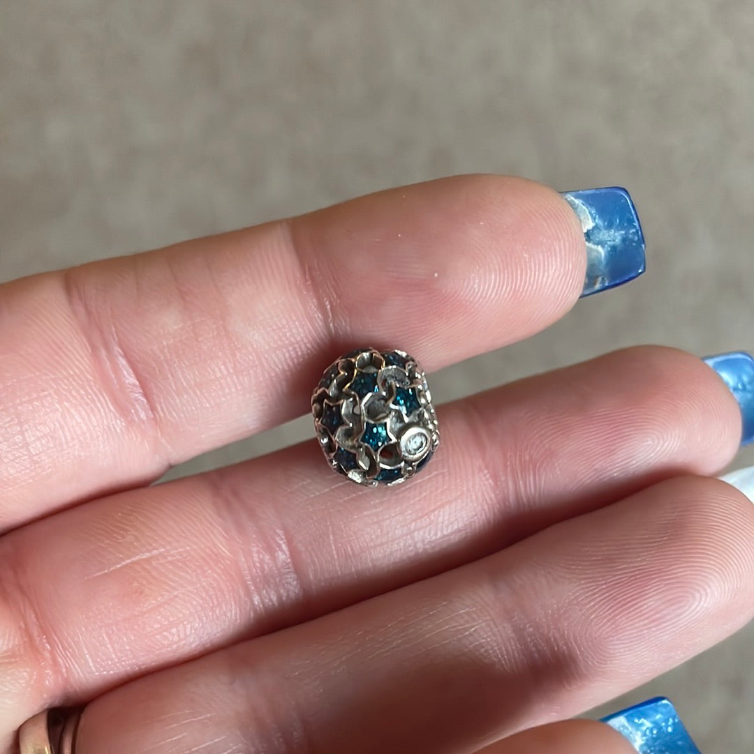 Copy of Pandora Illuminating Stars Sky Two Tone Gold Star Charm Openwork