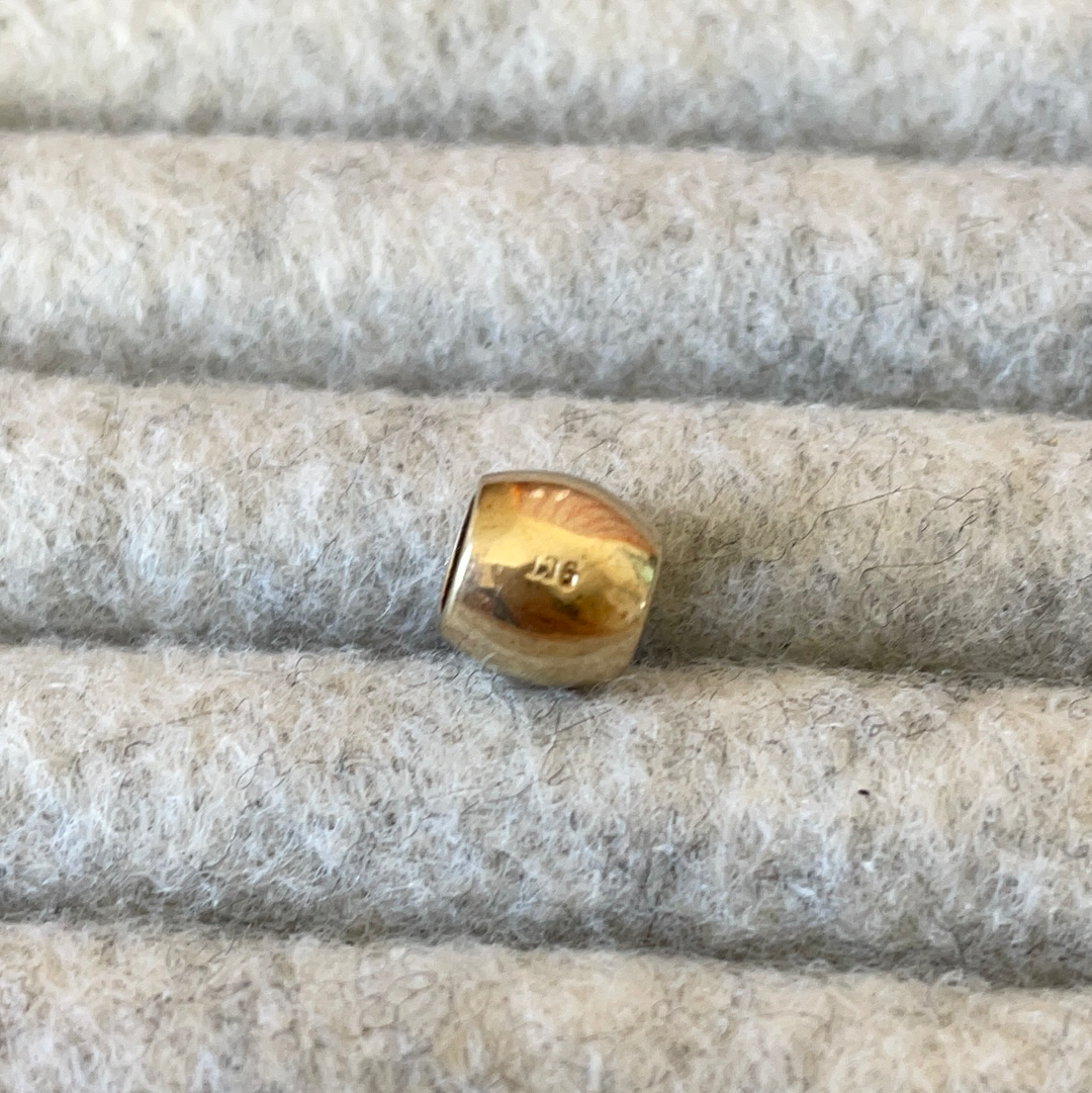 Solid Gold (9ct) unbranded Charm Plain Spacer