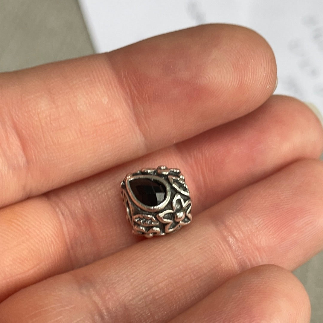 Unbranded Black Onyx Charm Retired Copy of Dew Drop Charm