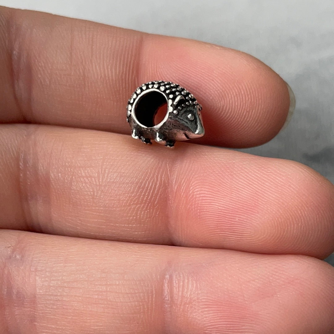 Sterling Silver Hedgehog/ Armadillo Animal Charm