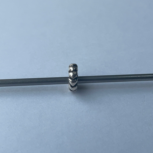 Genuine Pandora Dotted Oxidised  Spacers