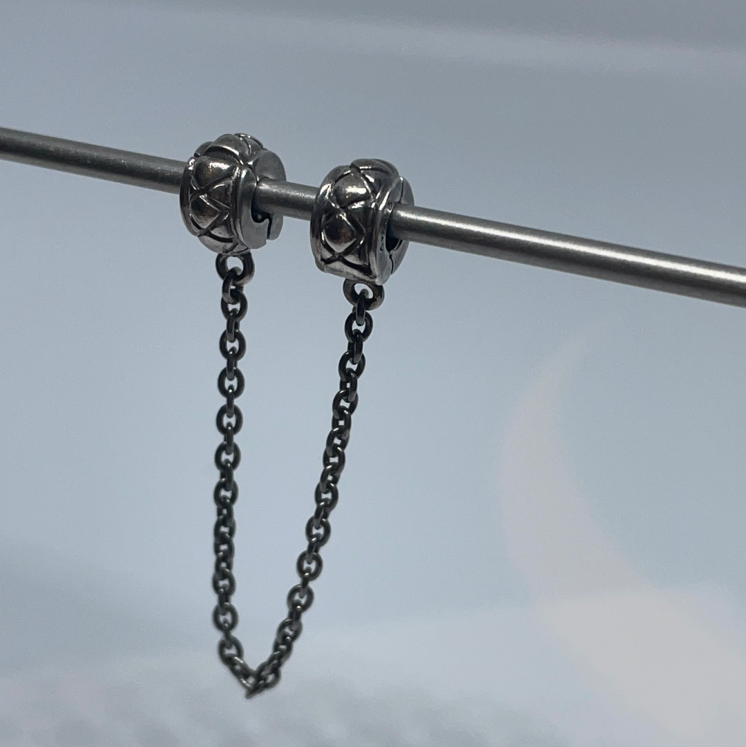 Genuine Chamilia Silver Clip Safety Chain