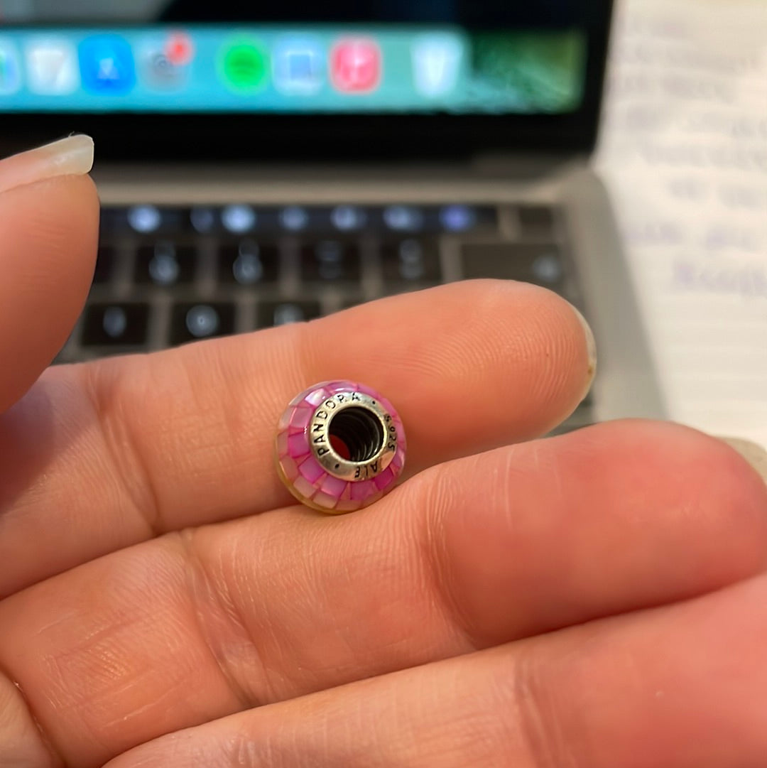 Genuine Pandora Rainbow Mosaic Charm Beautiful