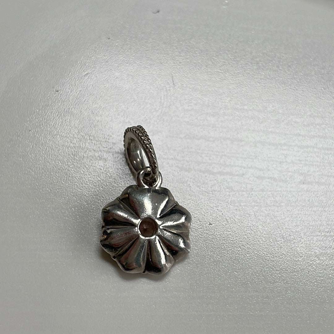 Genuine Pandora Pink Magnolia Flower Charm Dangle Charm