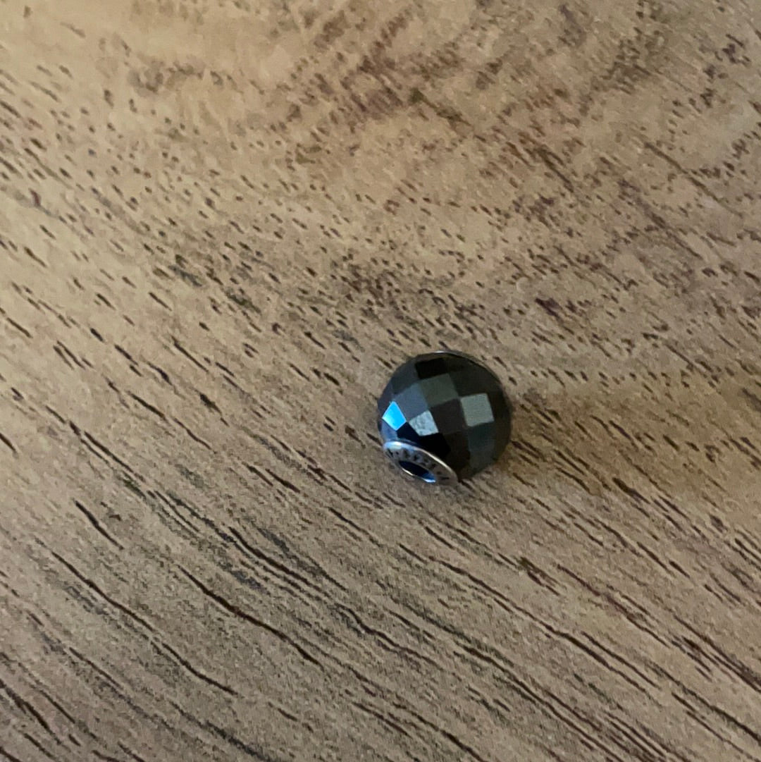 Genuine Pandora Essence Courage Grey Hematite RARE HTF