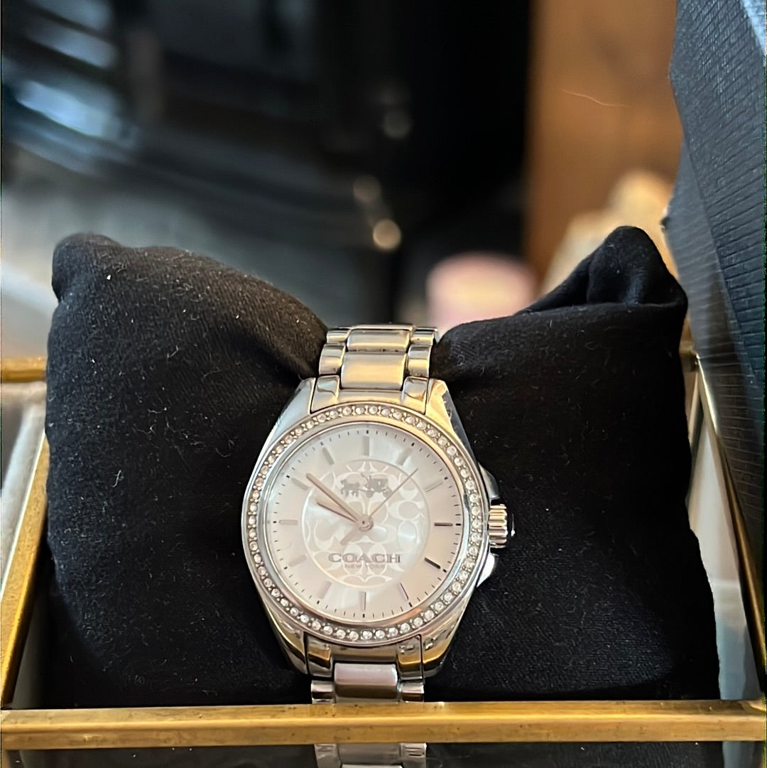 Genuine Coach Watch With CZ and Extra Links