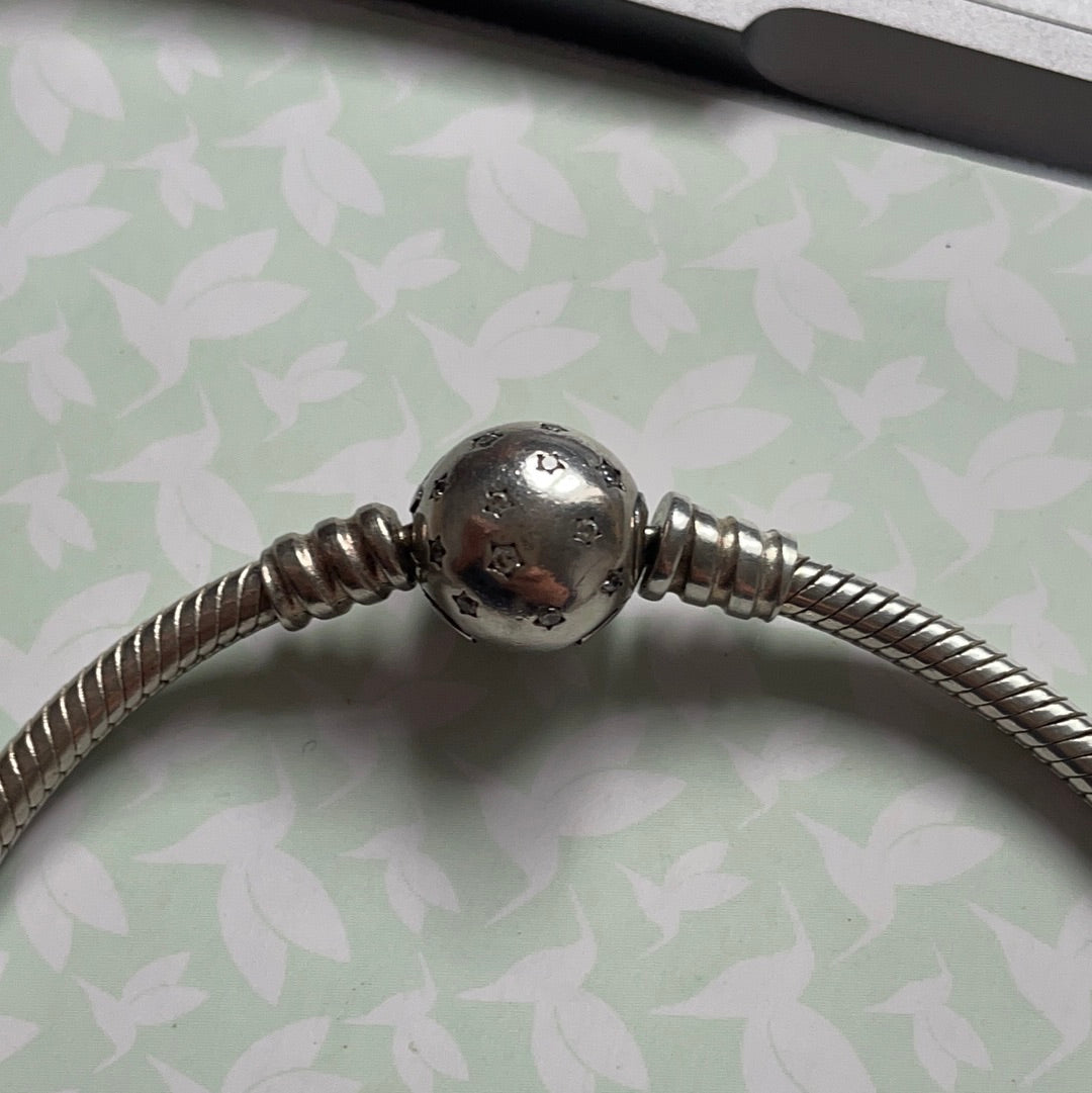 Genuine Pandora RARE HTF Starry Sky Skies Clasp 19cm