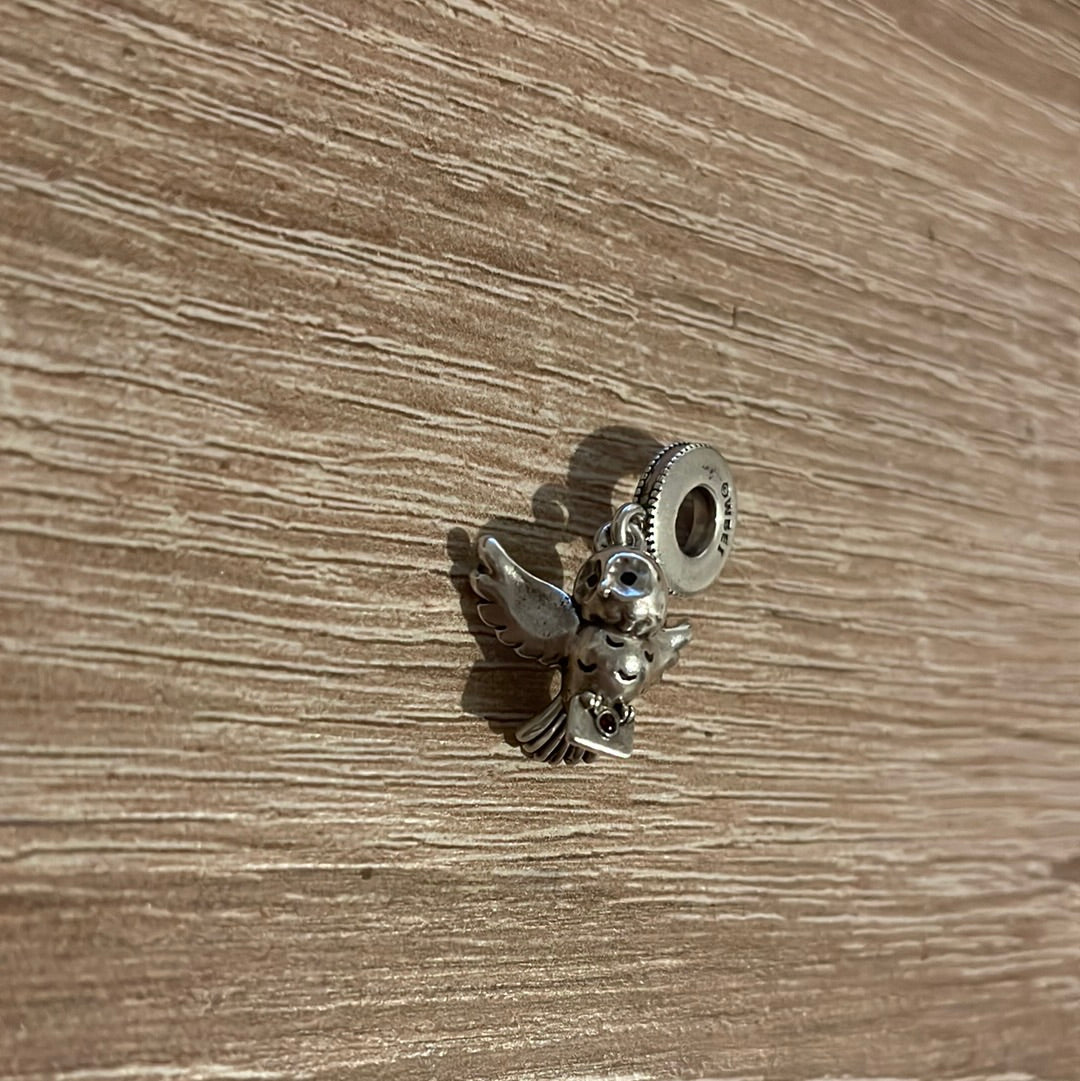 Genuine Pandora Harry Potter Hedwig Owl with Letter Charm