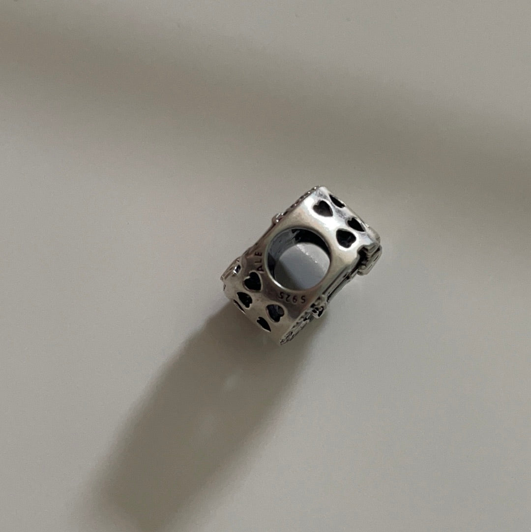 Genuine Pandora Pave Sparkling London Houses of Parliament Travel UK GB Charm