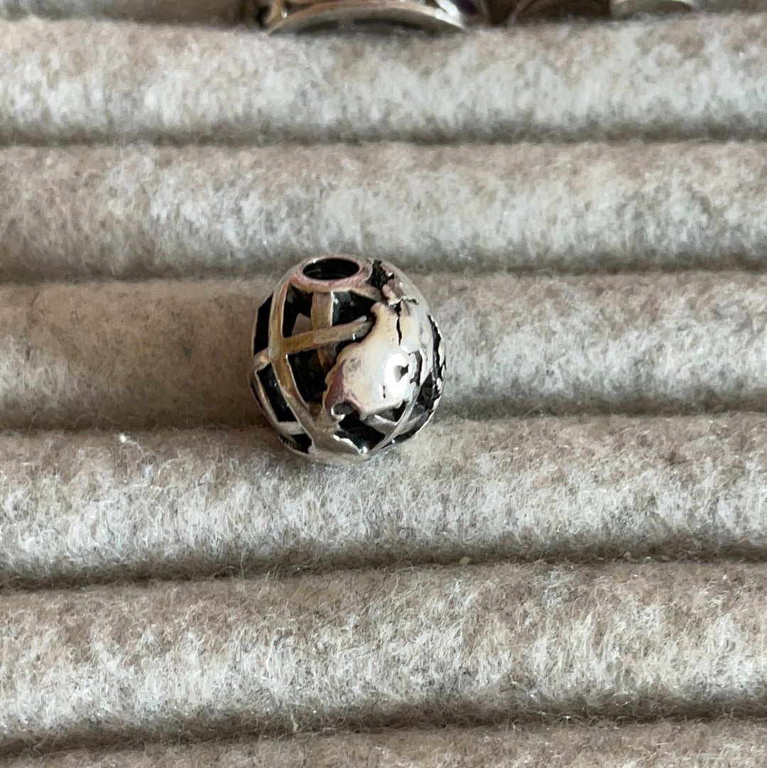 Genuine Trollbeads Big World Earth Globe Charm