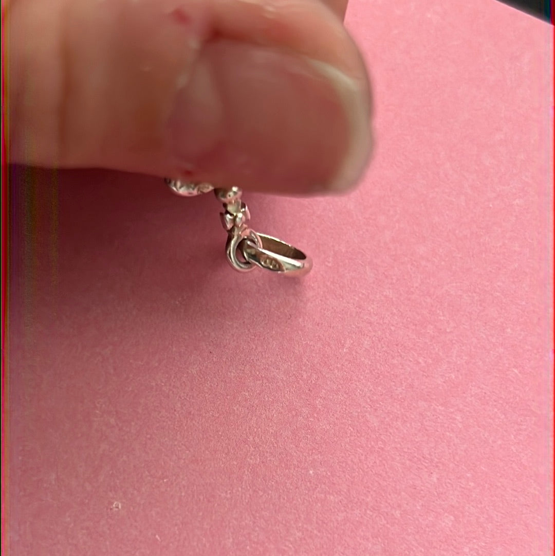 Genuine Links of London Sterling Silver London Crown Royal Charm fits RARE on Sweetie Bracelet