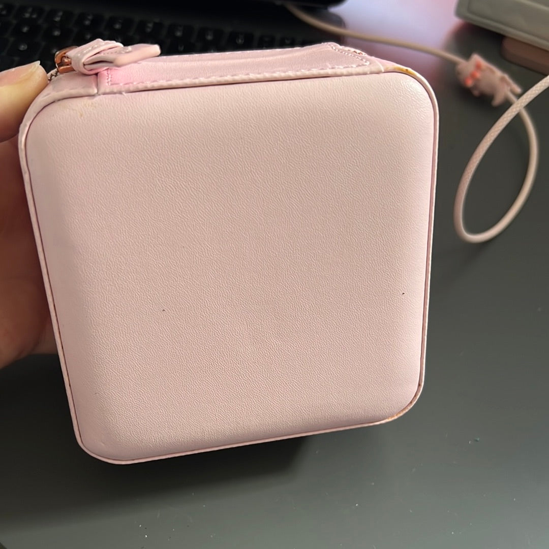 Genuine Pandora 2017 Mother’s Day Square Pink Travel Jewellery Storage Box