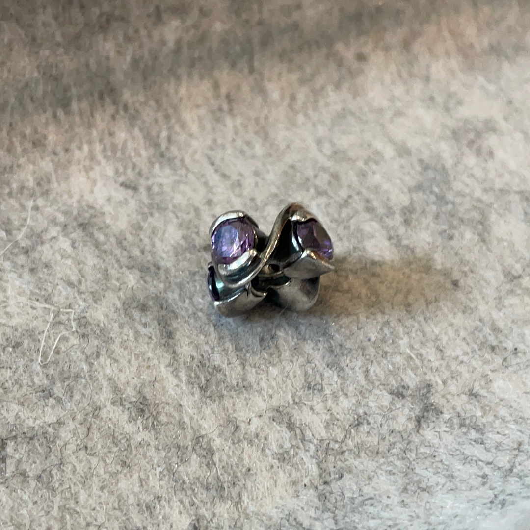 Genuine Chamilia Colour Stone Statement Swirl Abstract Charm