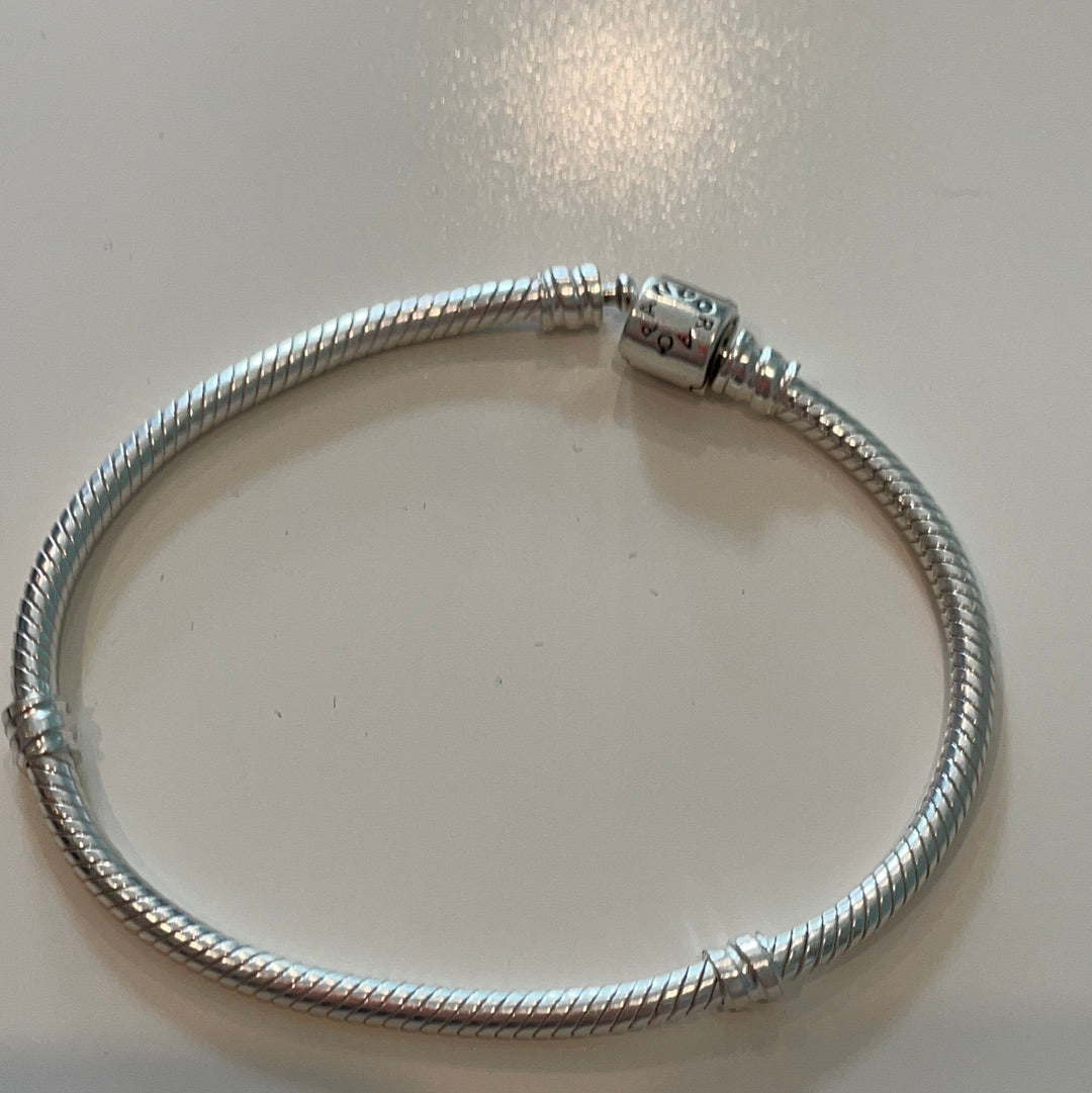 Genuine Pandora Snake Chain Moments Original Bracelet New Style Clasp 16cm