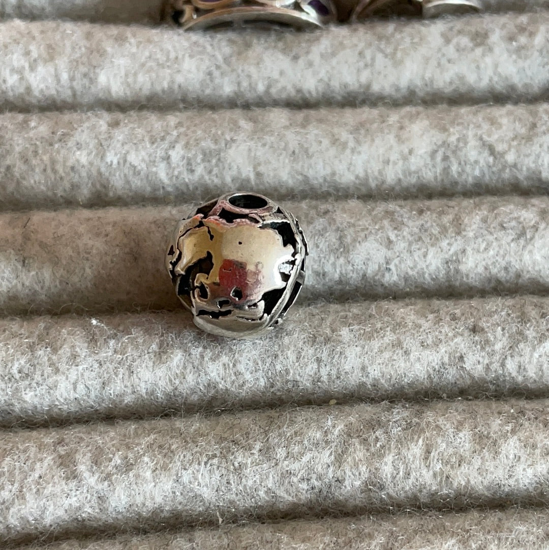 Genuine Trollbeads Big World Earth Globe Charm