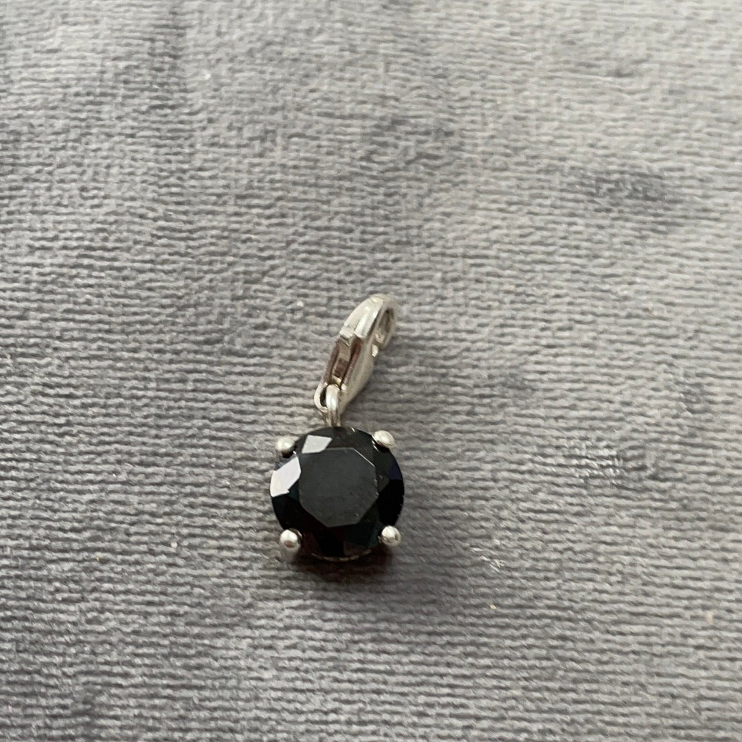 Thomas Sabo Sterling Black Onyx Dangle Charm