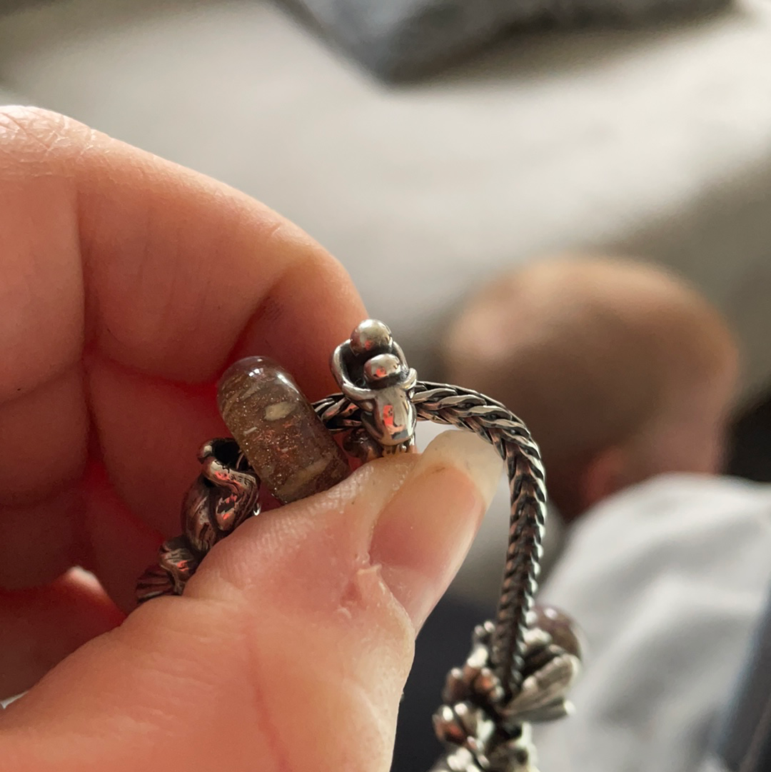 Genuine Trollbeads Maternal Love Mother and Child  Charm