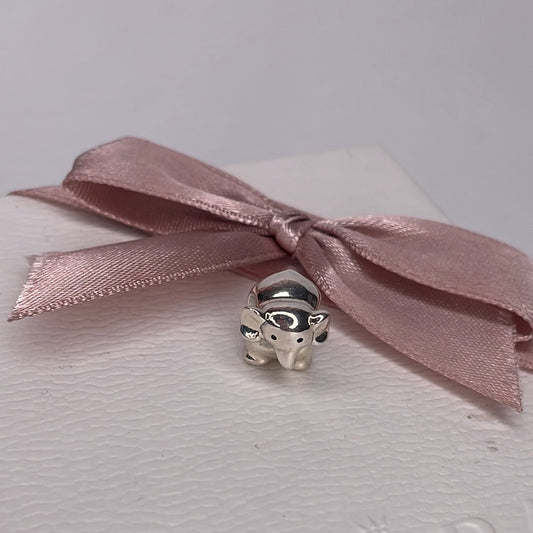 Genuine Pandora Lucky Elephant Animal Charm Retired