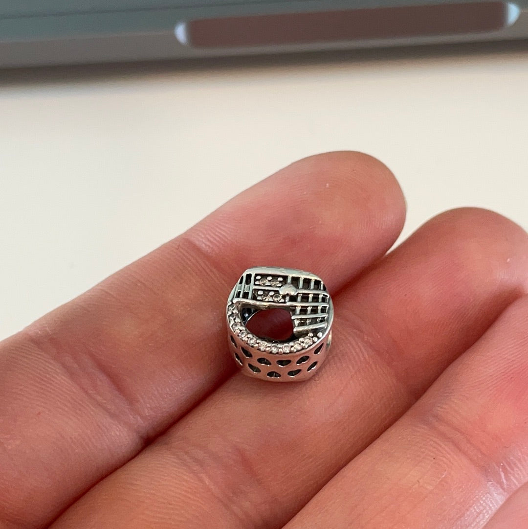 Genuine Pandora Pave Sparkling Rome Colosseum Charm
