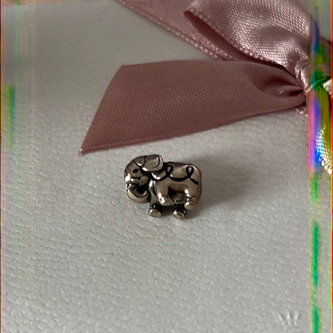 Genuine Chamilia Indian Elephant Animal Charm