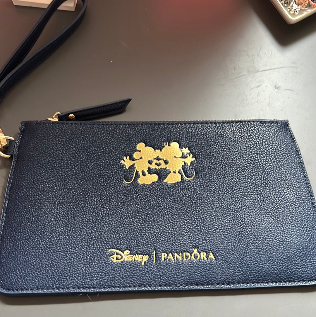 Genuine Pandora Promo Disney Navy Travel Pouch Case