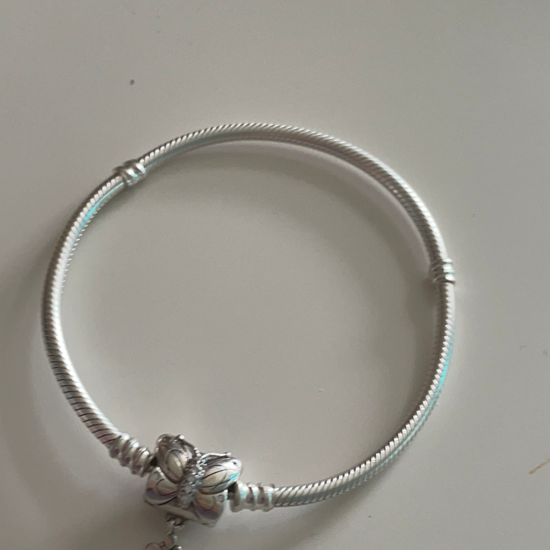 Genuine Pandora 18cm Butterfly Pave Clasp Bracelet.