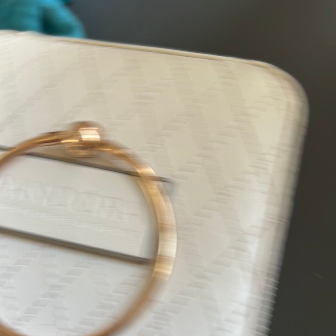 Genuine Pandora Rose Gold Bangle Small 19cm