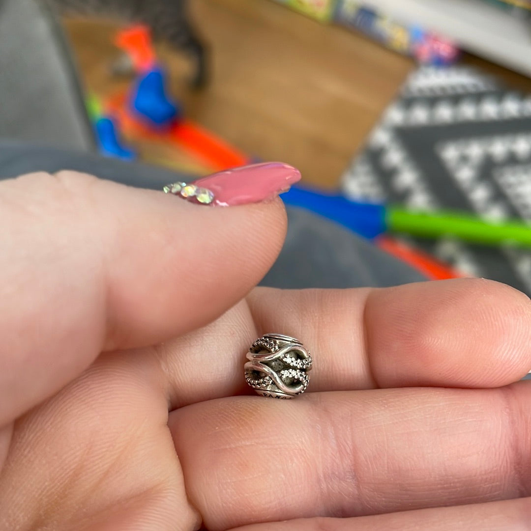 Genuine Pandora Pave Caring Essence Charm