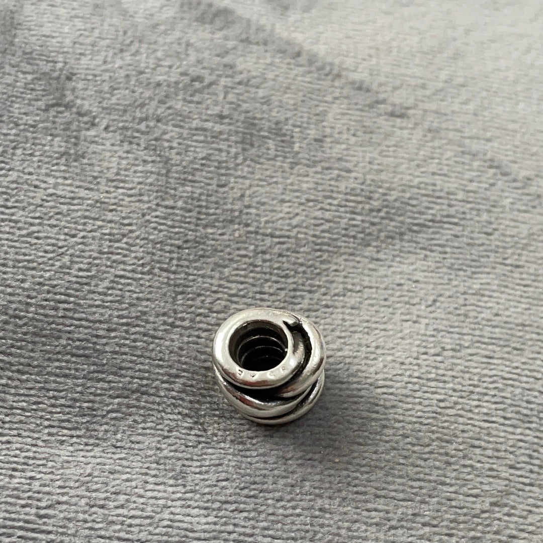 Genuine Pandora Two Tone Rope Line Charm