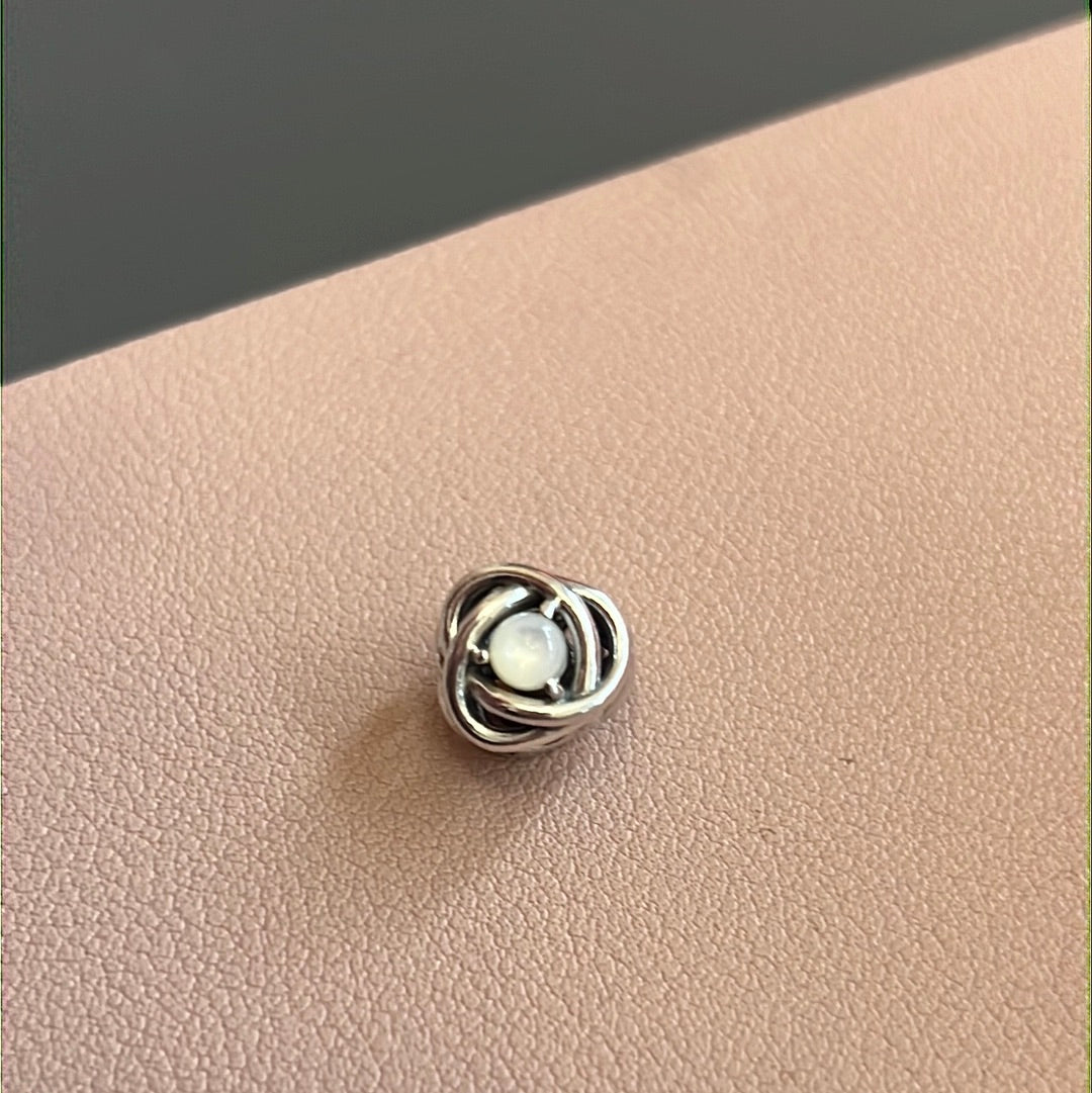Genuine Pandora Clear Birthstone Birthstone New Style Eternity
