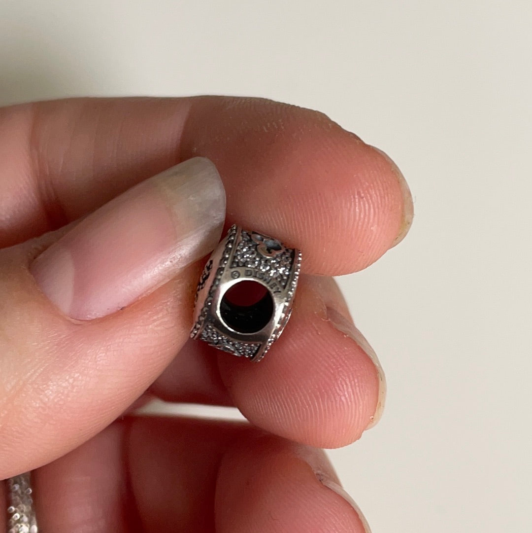 Genuine Pandora Disney Pave Minnie and Mickey Head Charm