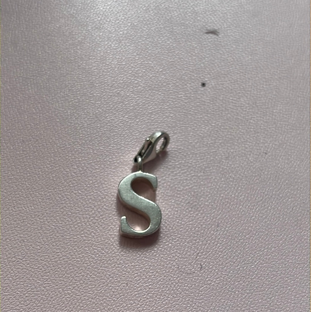 Thomas Sabo Sterling Silver Letter S Initial Clip Charm