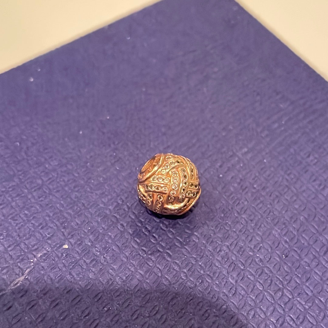 Genuine Pandora Essence Rose Gold Affection Charm