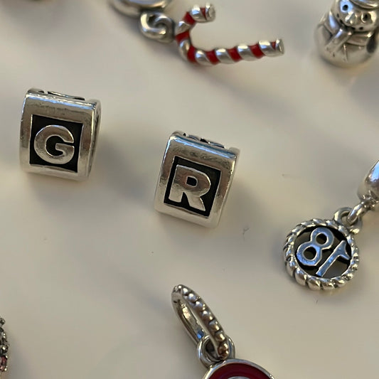 Genuine Pandora Letter R Charm Initial