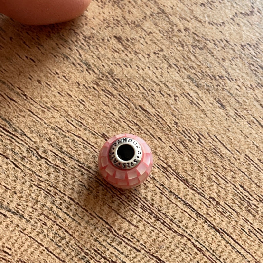 Genuine Pandora Essence Compassion Pink Mosaic Charm – Preloved
