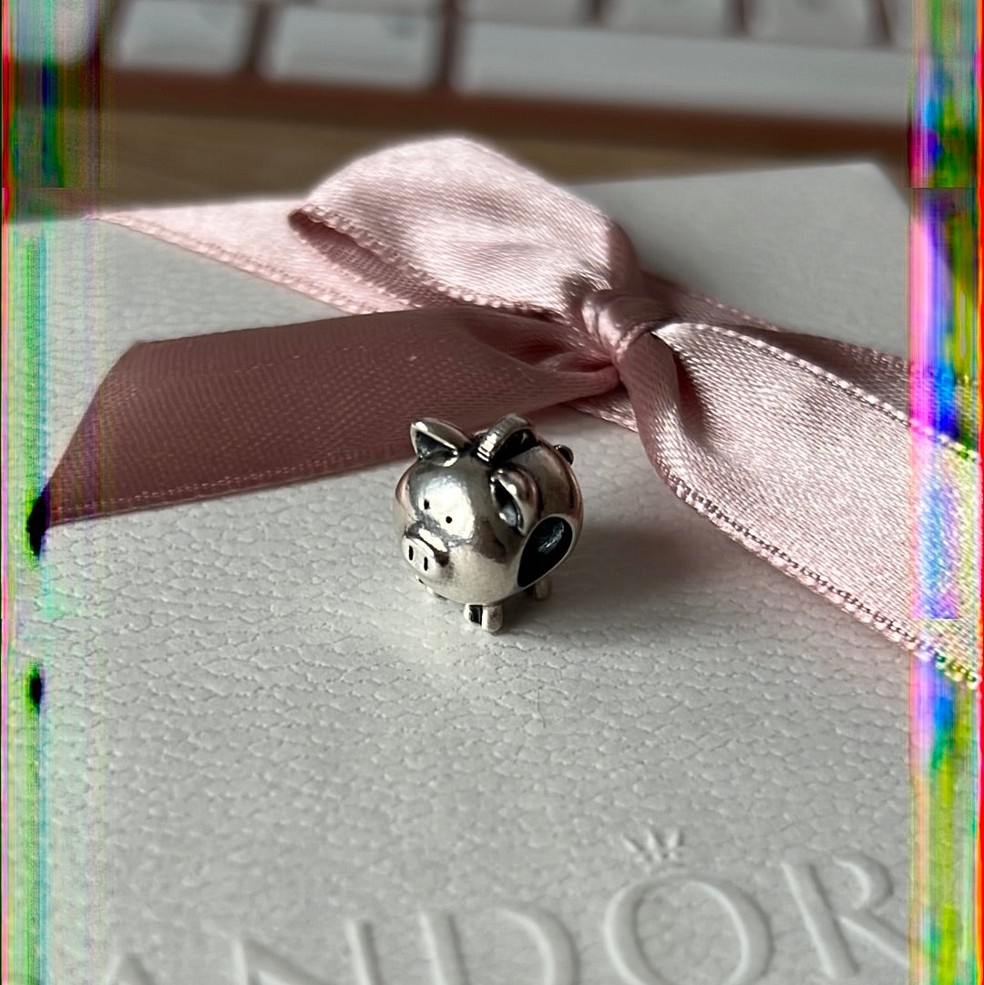 Genuine Pandora New Style Piggy Bank Charm