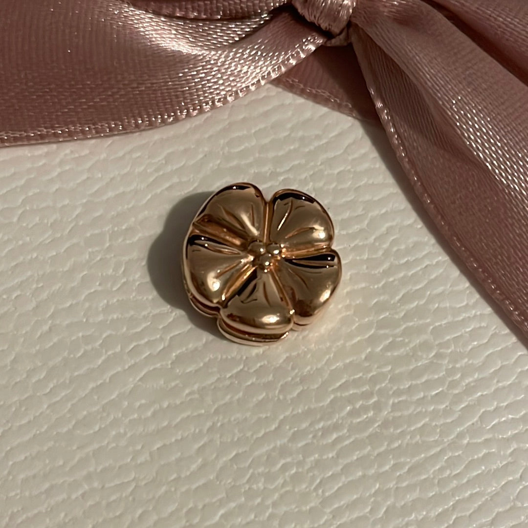 Genuine Pandora Rose Gold Reflexions Charm Flower