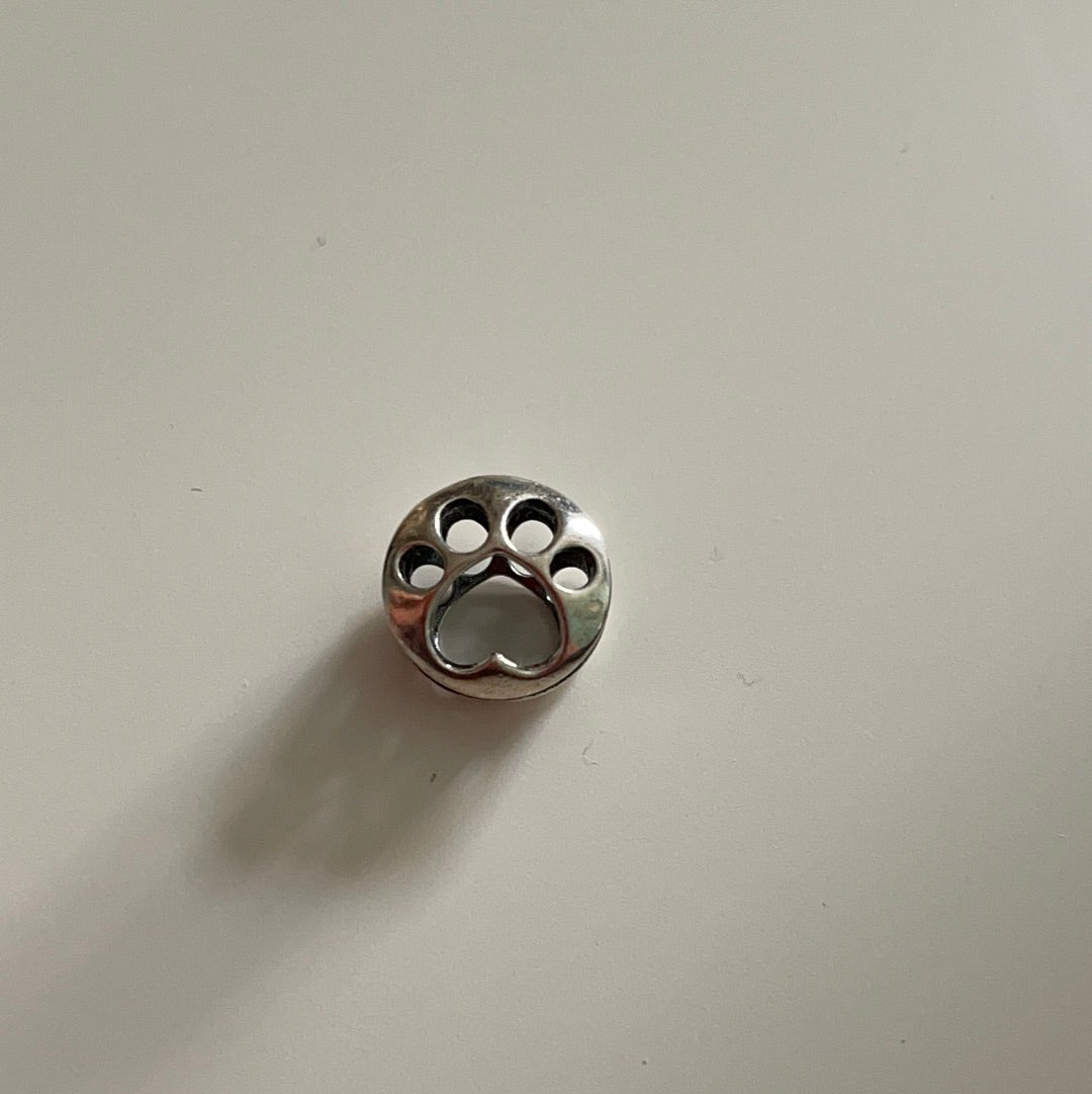 Genuine Pandora Openwork Paw Print Charm
